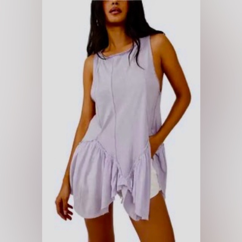 NWT Free People Lavender Tunic Top, Size M